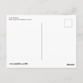 'In the Shadows'絵を描の上に ポストカード (裏面)