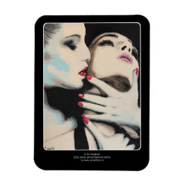 'In the Shadows'絵を描の上に マグネット