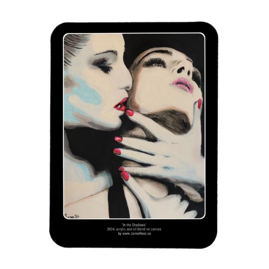 'In the Shadows'絵を描の上に マグネット (縦)