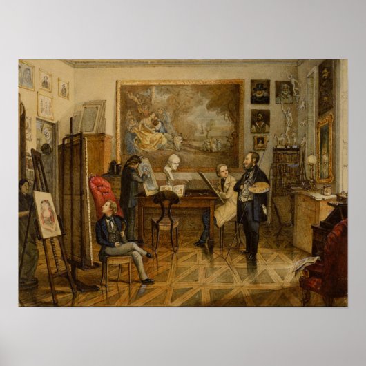 In the Studio of Miklos Barabas ポスター (正面)