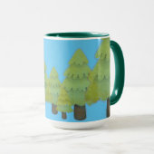 "In the Trees" コーヒー マグカップ (正面右)