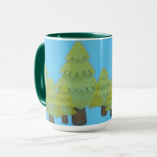 "In the Trees" コーヒー マグカップ (正面左)