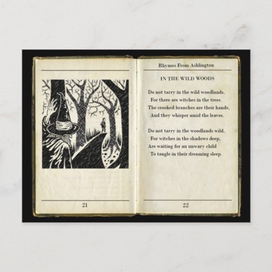 In The Wild Woodsはがき ポストカード (正面)