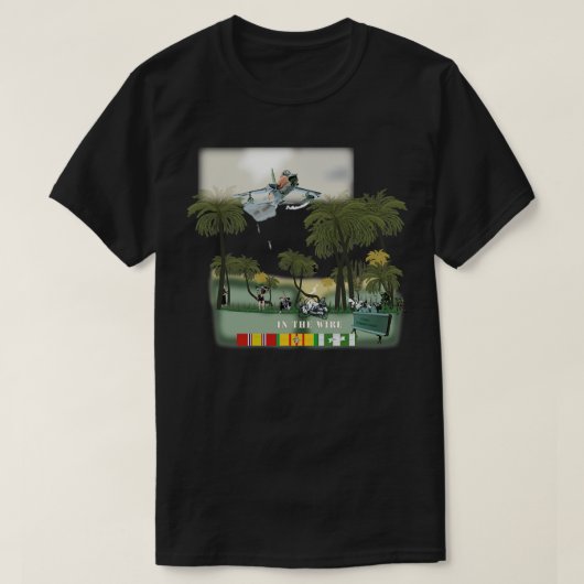 In the Wire Vietnam w Close Air Strike Tシャツ (デザイン正面)