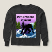 In the Woods at Night Kids Long-Sleeve Shirt (デザイン正面)