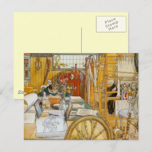 In the Workshop with Mom ポストカード (正面/裏面)