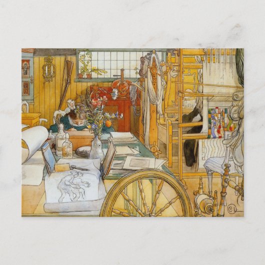 In the Workshop with Mom ポストカード (正面)