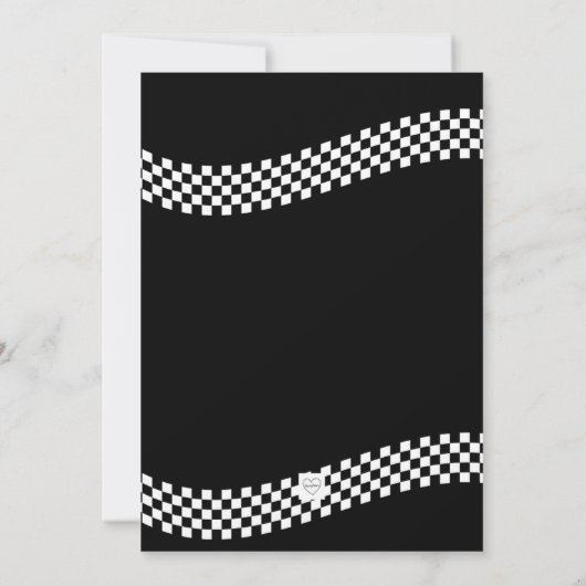 In Third Gear, Racing 3rd Birthday 招待状 (裏面)