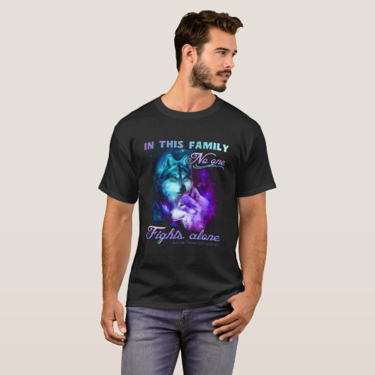 In This Family No One Fights Alone Tシャツ (正面フル)