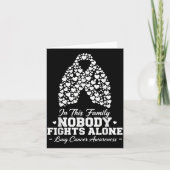 In This Family Nobody Fights Alone Lung Cancer Shi カード (正面)