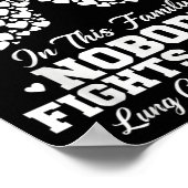 In This Family Nobody Fights Alone Lung Cancer Shi ポスター (角)
