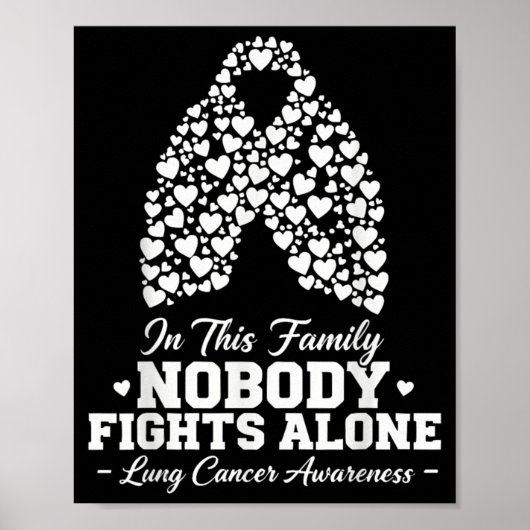In This Family Nobody Fights Alone Lung Cancer Shi ポスター (正面)