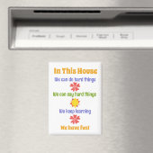In This House "house rules" magnet マグネット (インサイチュ (食洗機))