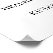 In This House We Believe Modern Minimalist Design ポスター (角)