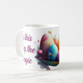 In this mug, the magic of Easter comes to life コーヒーマグカップ (正面左)