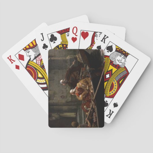 In Time of Peril, 1897 by Edmund Blair Leighton トランプ (裏面)