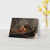 In Time of Peril, c.1897byエドモンド・レイトン カード (黄色い花)