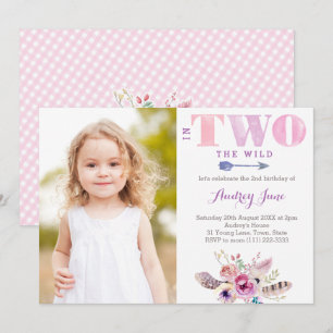 IN TWO The Wild Bohemian 2nd Birthdayパーティー写真 招待状