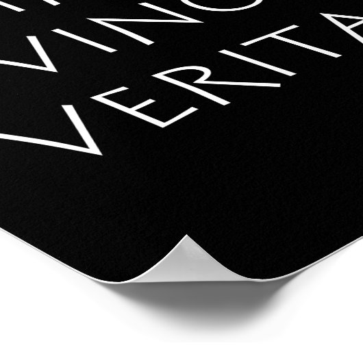 In vino veritas ポスター (角)