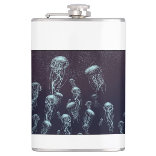 in Vinyl eingeschlagener Flachmann フラスク (正面)