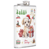 in Vinyl eingeschlagener Flachmann フラスク (右)