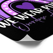 In We威厳がある衣服パープルオーバードーズ認識度月 ポスター (角)