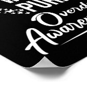 In We威厳がある衣服パープルオーバードーズ認識度月 ポスター (角)