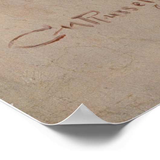 In Without Knocking by Charles Marion Russell ポスター (角)