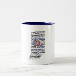 IN Word Cloud (V1 Blue)コーヒーマグ ツートーンマグカップ