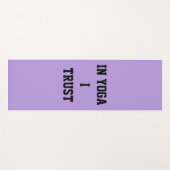 In Yoga I Trust Lavender Yoga Mat ヨガマット (正面(横))