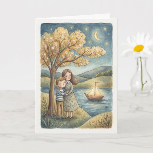 In Your Palm Mother's Day Card カード (小さな植物)