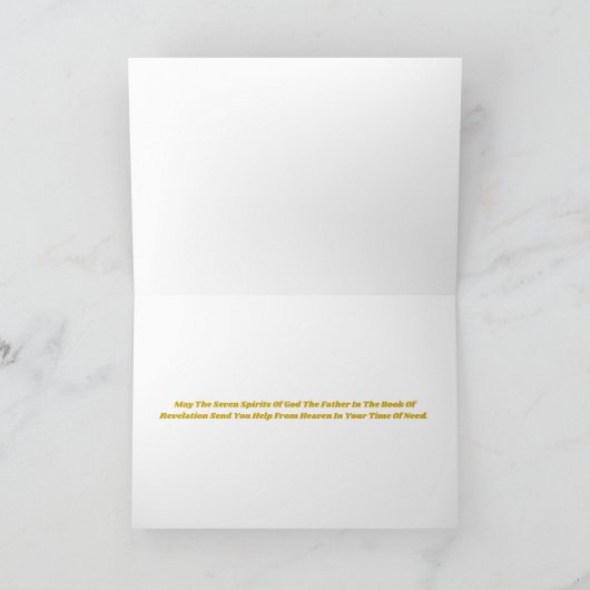 In Your Time Of Need Card カード (内部)