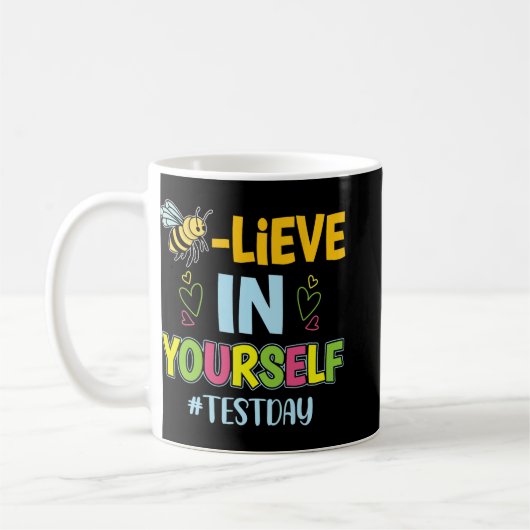 In Yourself やる気を起こさせる Test Day先生 コーヒーマグカップ (左)