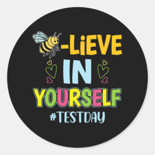 In Yourself やる気を起こさせる Test Day先生 ラウンドシール