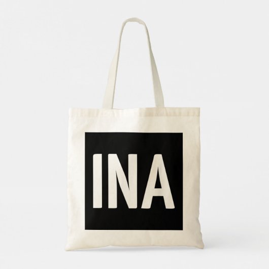 INAアルゼンチン3部デザインアルゼンチン国旗P トートバッグ (裏面)