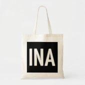 INAアルゼンチン3部デザインアルゼンチン国旗P トートバッグ (正面)