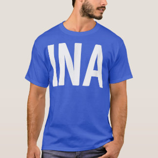 INAアルゼンチン 三部作アルゼンチンの旗 パート Tシャツ