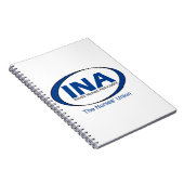 INA公式ロゴ1 ノートブック (右側)