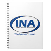 INA公式ロゴ1 ノートブック (正面)