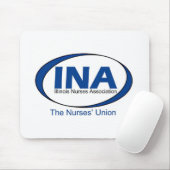 INA公式ロゴ1 マウスパッド (マウス)
