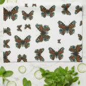 Inachis io – ヨーロッパクジャックバタフライ キッチンタオル (折り畳み)