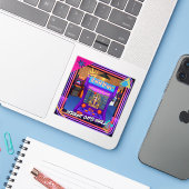 INANNA: ゲームの女王 80's シール (ノートパソコンとiPhone)