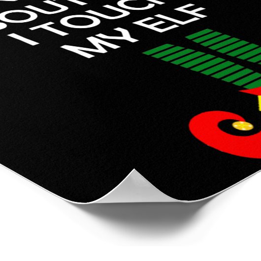 Inappropriate Christmas Shirt Funny Xmas ポスター (角)