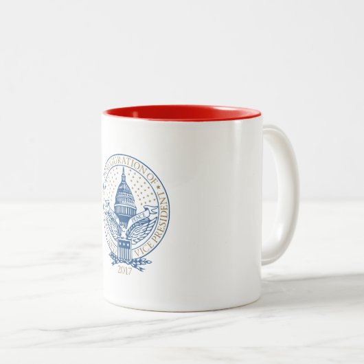 Inaugural Logo Inauguration切札のペニーの大統領 ツートーンマグカップ (正面右)