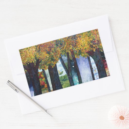 Inbetween Places II 長方形シール (封筒)