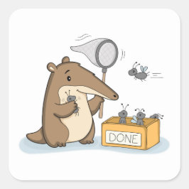 Inbox Zero | オフィスのアリクイ スクエアシール