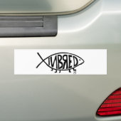 inbred バンパーステッカー (車上)