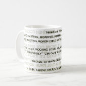 Inbred and "WOKE" GOT PAID! コーヒーマグカップ (正面左)
