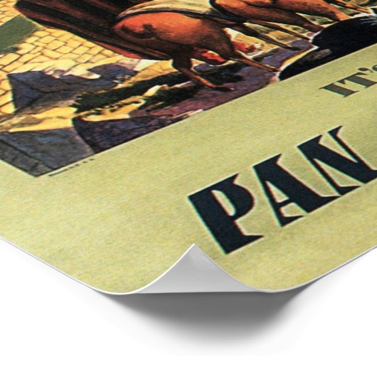 INCA土地観光ヴィンテージ旅行ポスターへのスカイウェイ ポスター (角)