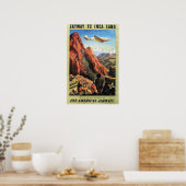 INCA土地観光ヴィンテージ旅行ポスターへのスカイウェイ ポスター (キッチン)